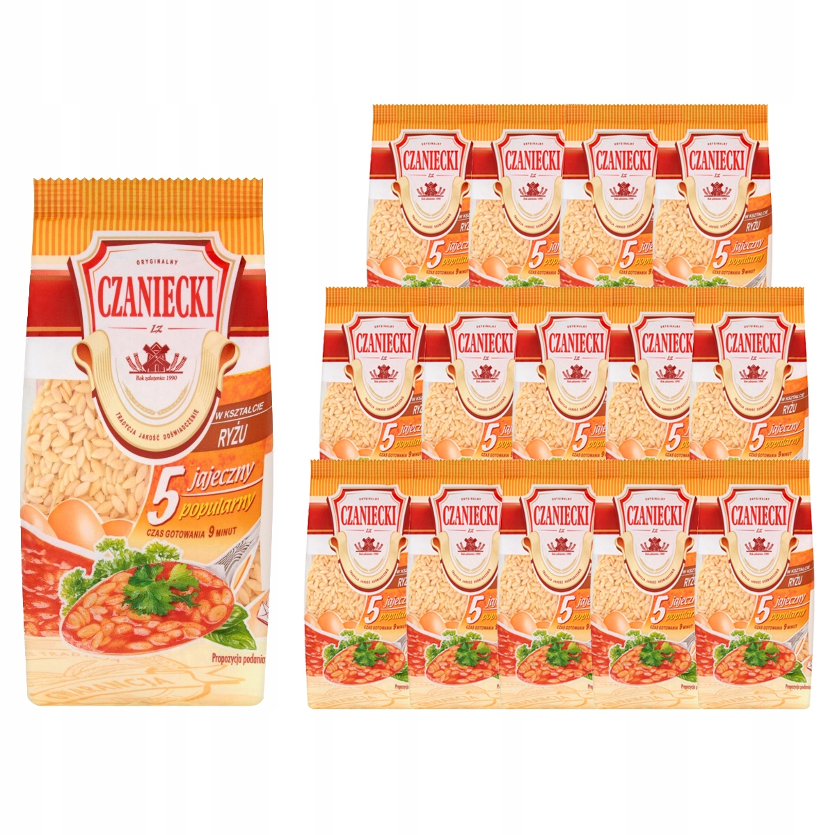 Levně Czaniecki Těstoviny ve tvaru rýže 250 g x 14 ks