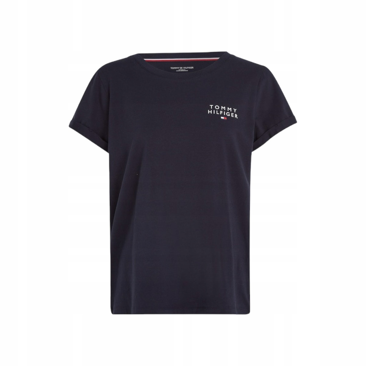 Dámské tričko Tommy Hilfiger t-shirt UW0UW04525 tmavě modré vel. S