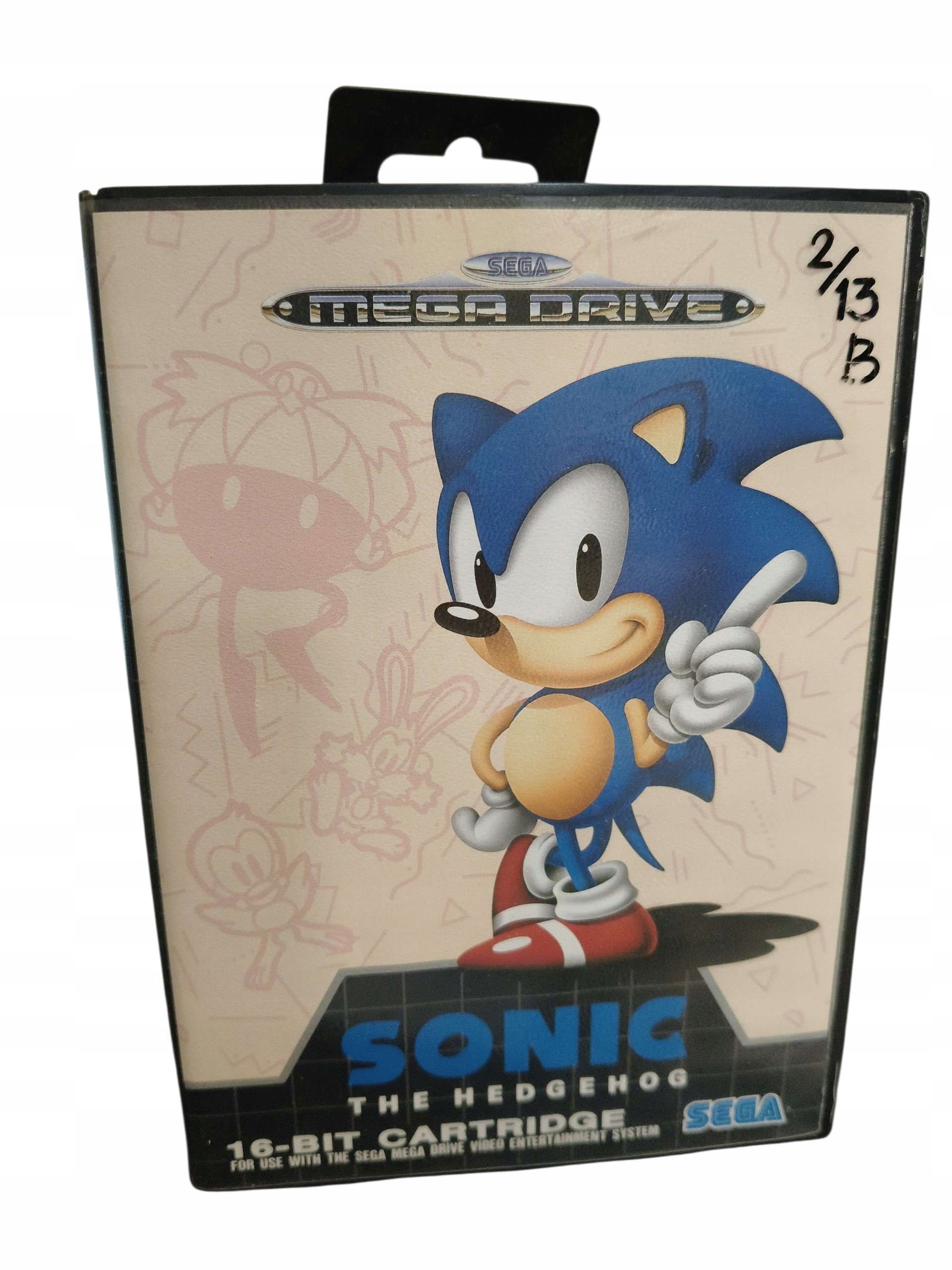 Sonic the Hedgehog Sega Genesis Mega Drive Sega Megadrive pudełkowa