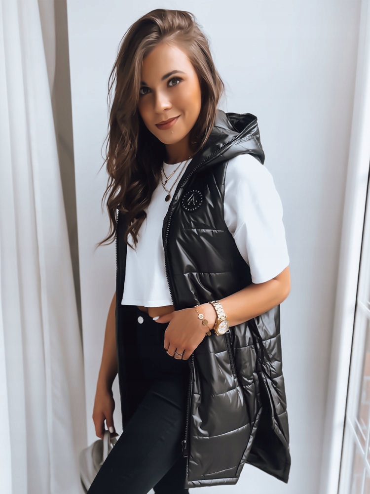 KAMIZELKA DAMSKA BEZRĘKAWNIK Z KAPTUREM roz. M Płeć kobieta