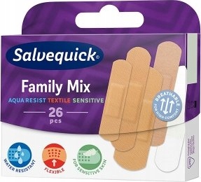 

Salvequick Family Mix zestaw plastrów 26 sztuk