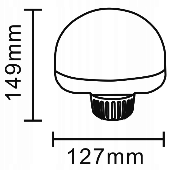 YL-815-2 - Светодиодная сигнальная лампа 12/24V R65