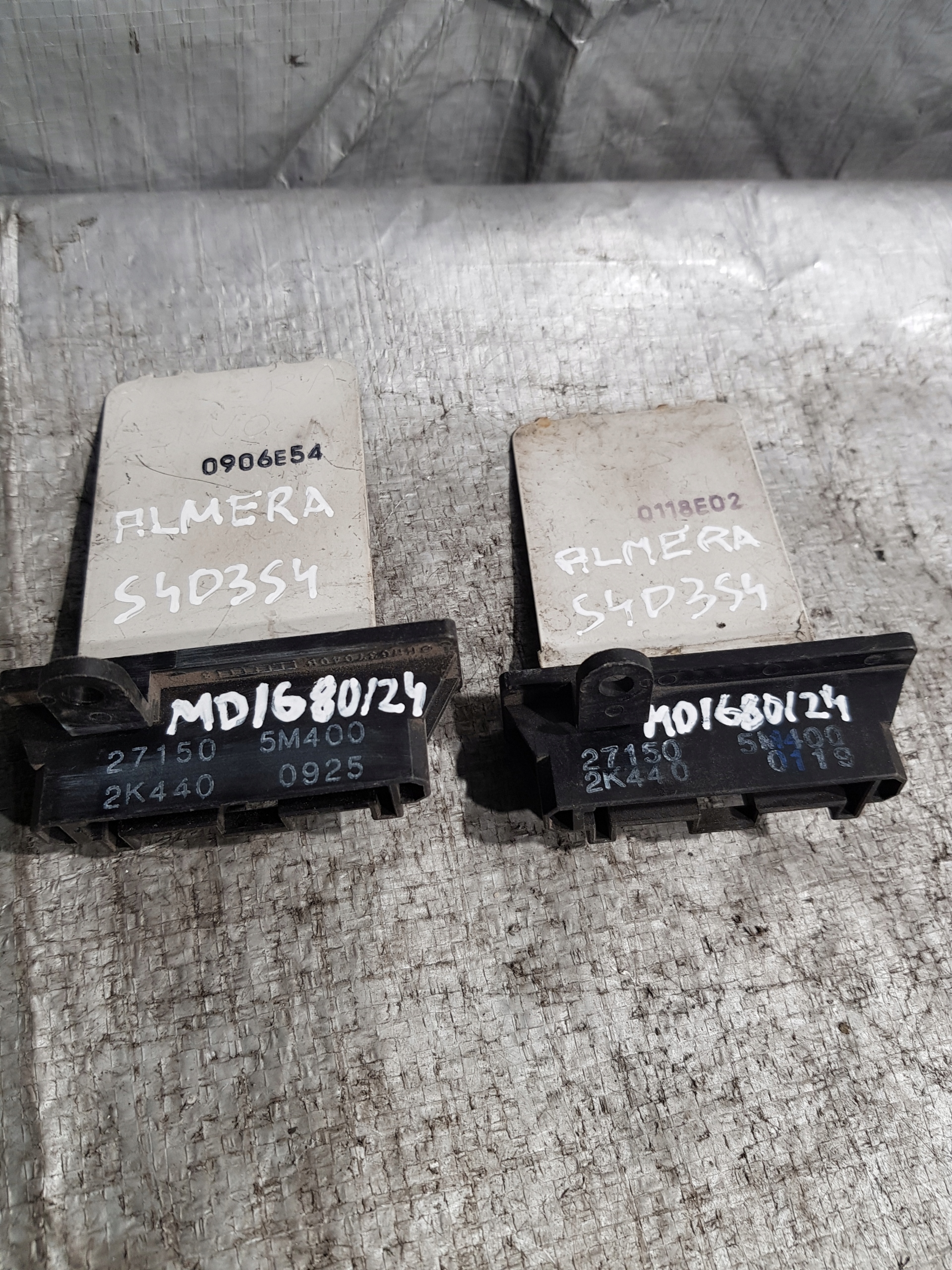 Nissan ALMERA OE 271505M400 gebläsewiderstand