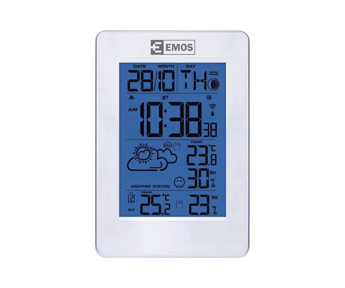 Stacja pogodowa EMOS METEO E3003 sensor DCF pogoda Model E3003