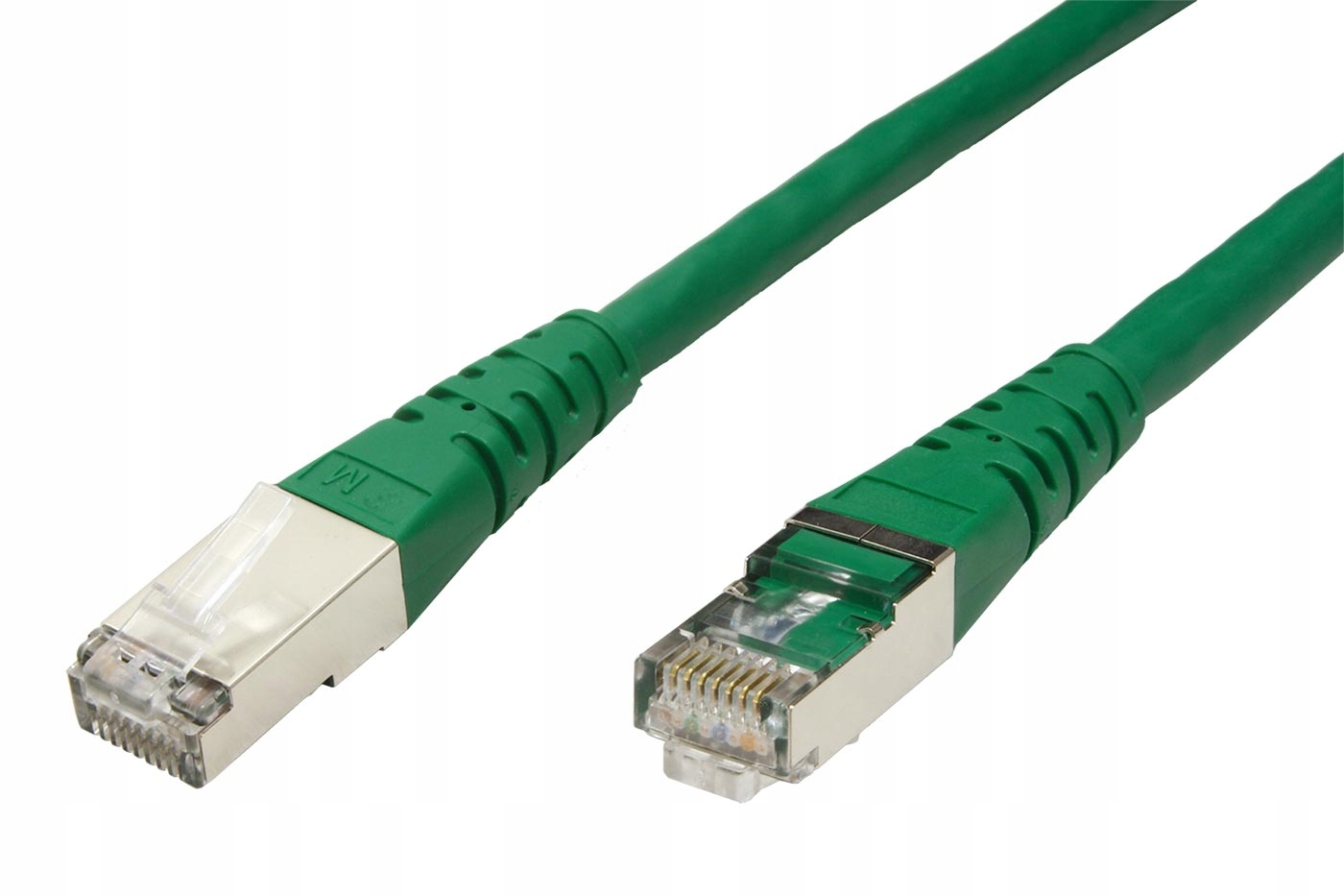 Roline S/ftp patchkabel kat. 6, 15m, zelený
