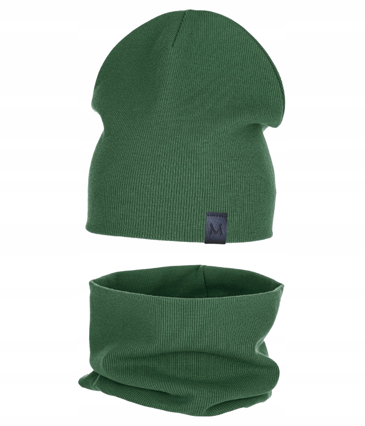 

Komplet Czapka Komin Dwuwarstwowy Prążek r 52-56