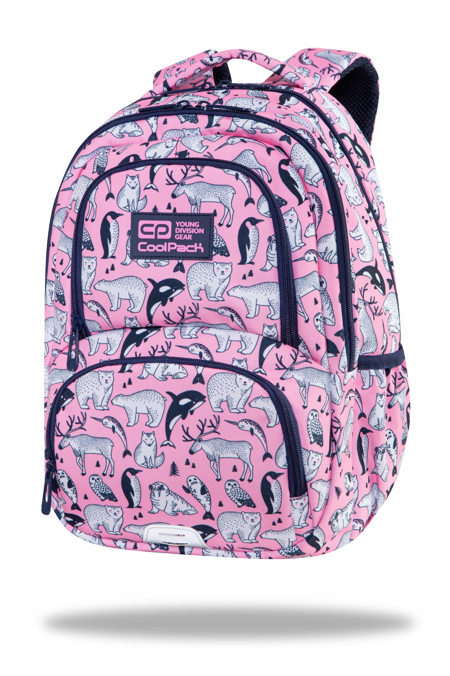Plecak szkolny wielokomorowy CoolPack Pink Ocean 24l