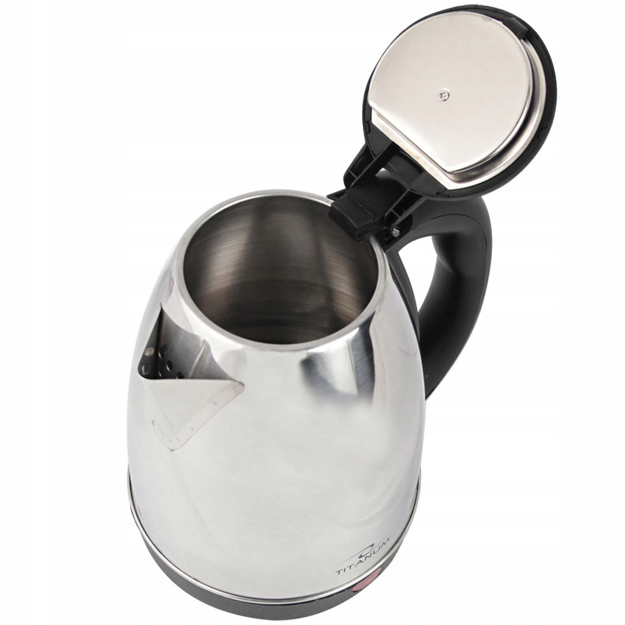 Электрический чайник беспроводной 1.8 L 1800W INOX цвет доминирующий серебристый / серый