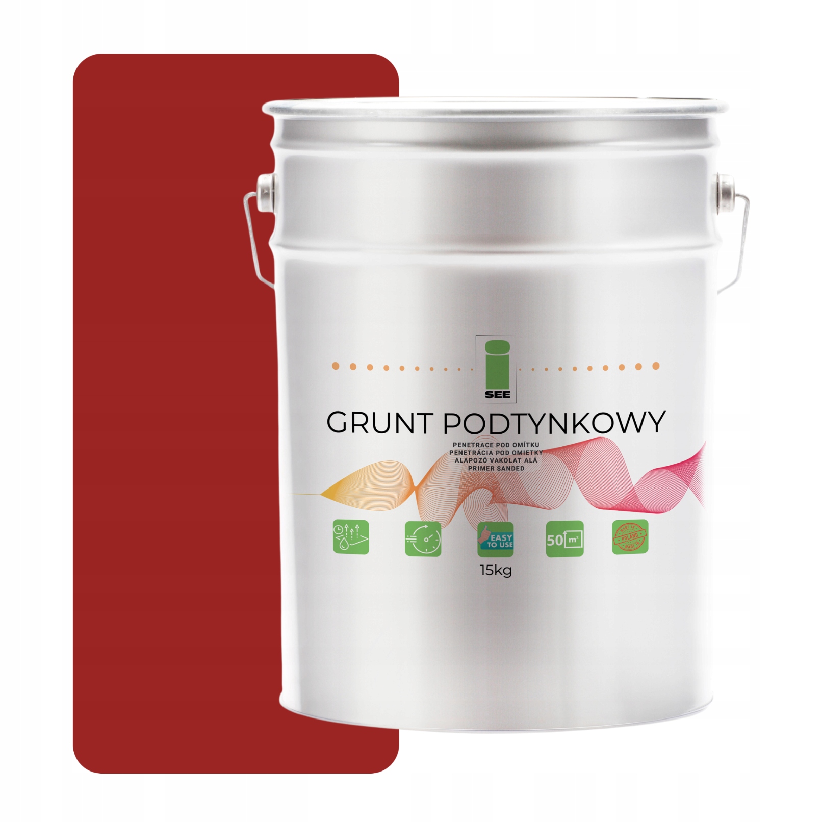 Podklad Pod Fasádní Silikonovou Omítku Červený 15 Kg