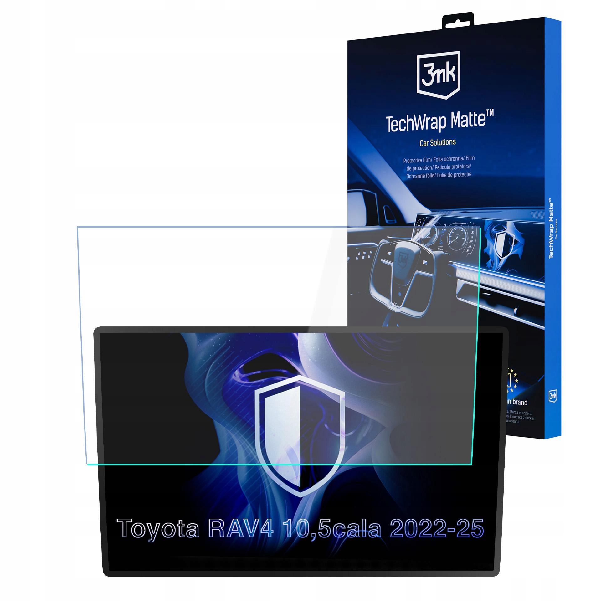 Fólie na navigační obrazovku pro Toyota RAV4 2022- 3mk TechWrap Matte