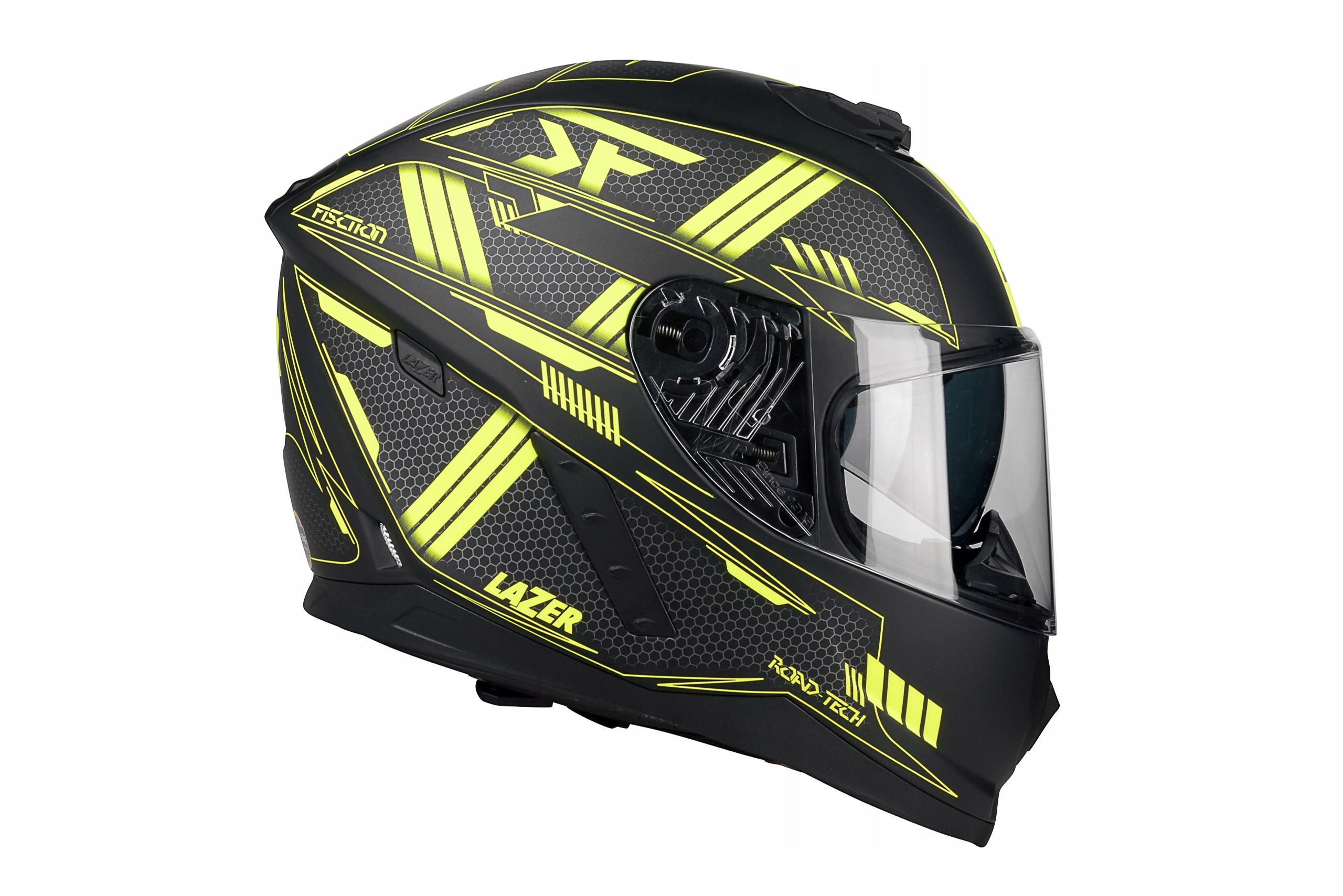 Kask integralny Lazer Rafale Evo Roadtech czarny żółty mat 2XL Producent Lazer