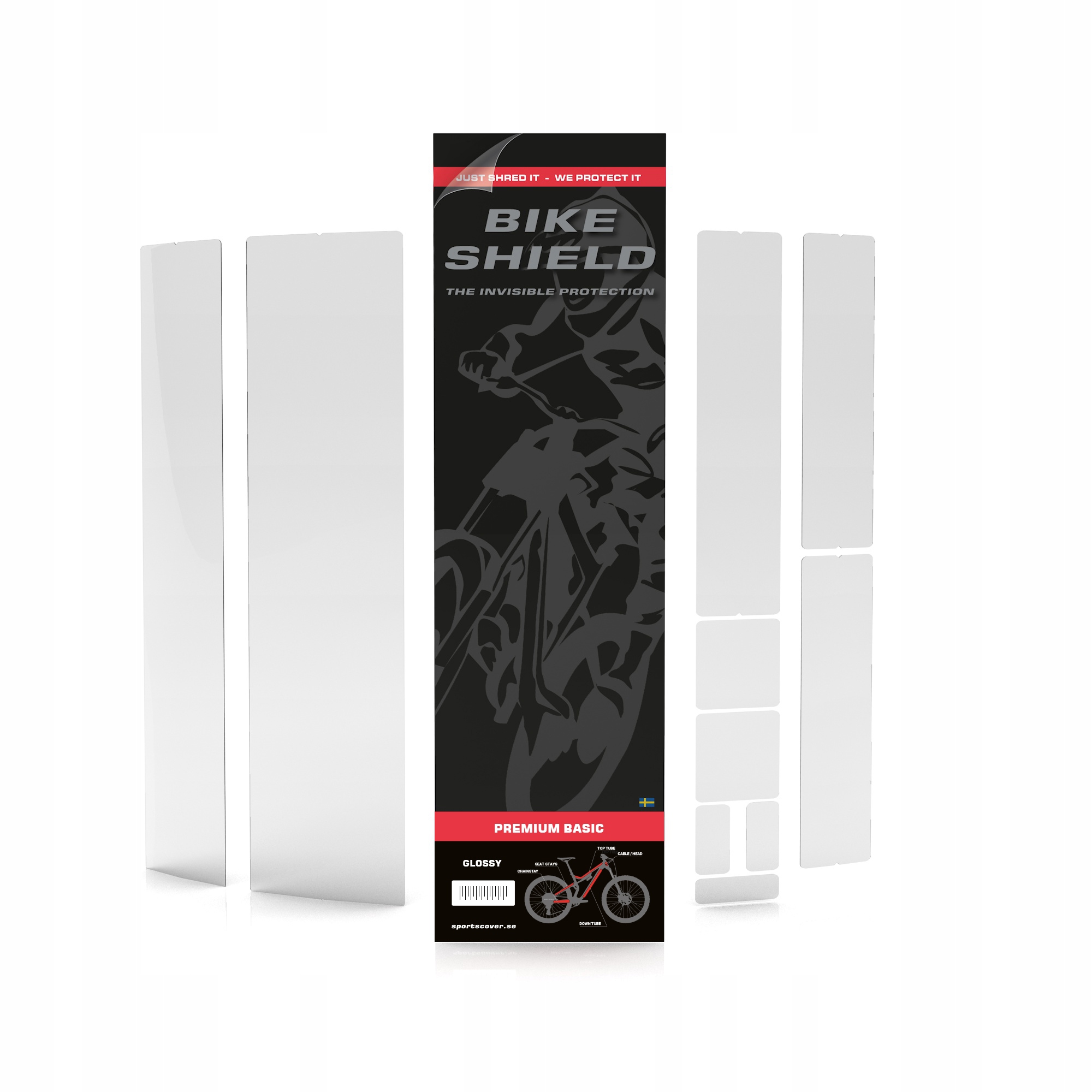 

BikeShield naklejki ochronne Premium Basic mat