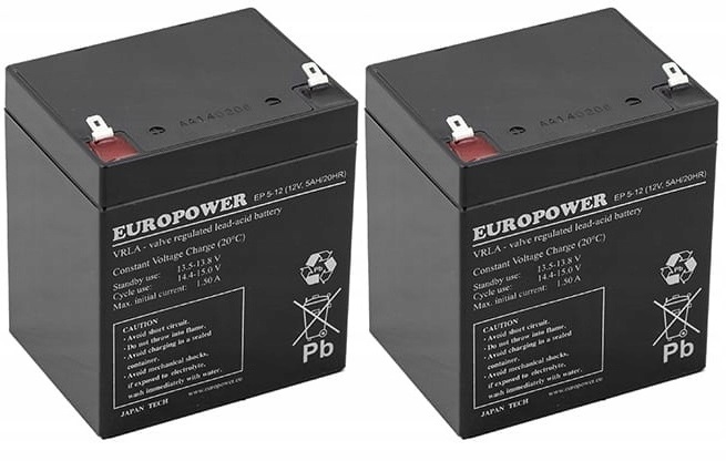 RBC135 RBC 135 #135 ZESTAW AKUMULATORÓW PAKIET BATERII UPS APC 2x EP 5-12