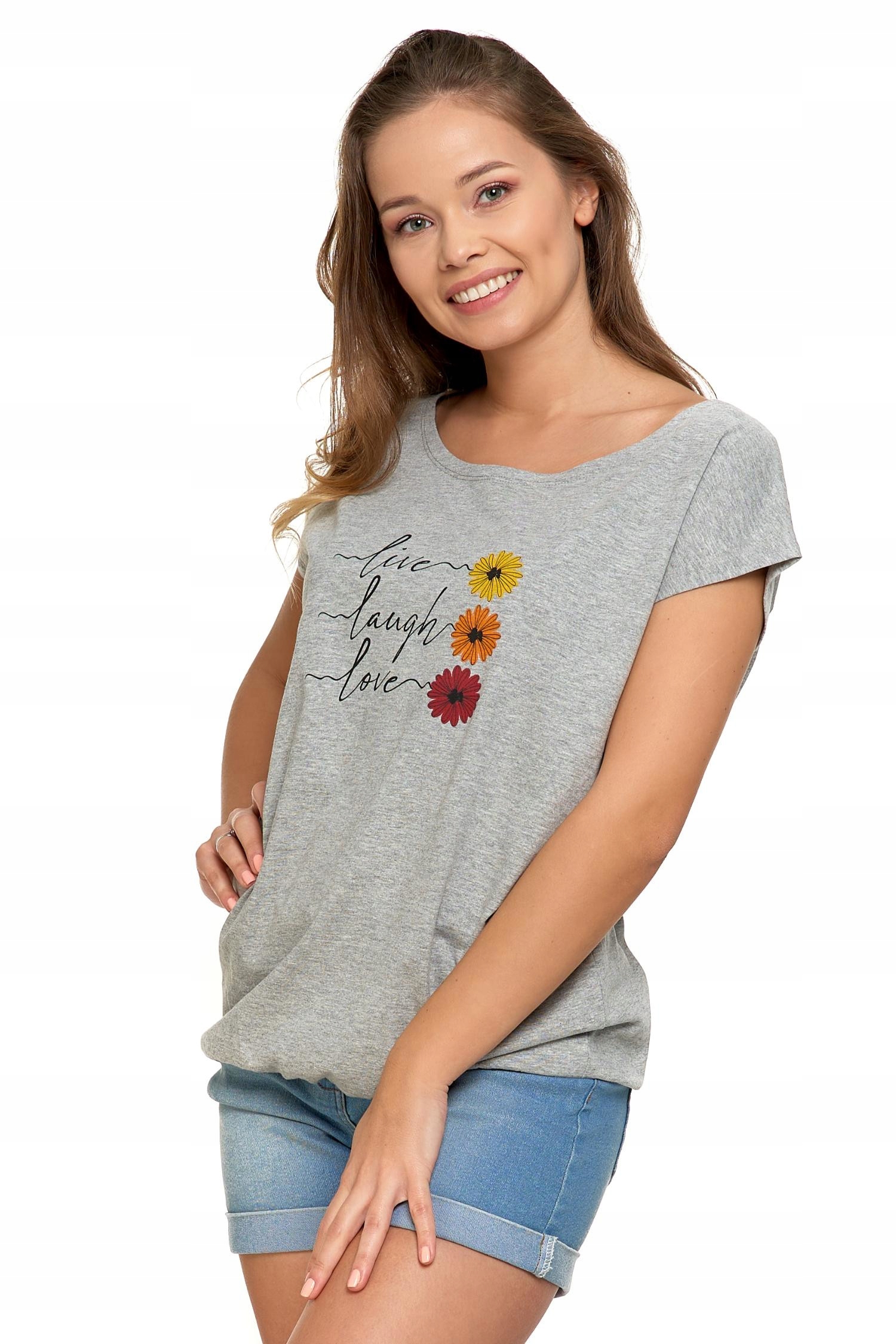 BLUZKA DAMSKA Z KRÓTKIM RĘKAWEM T-SHIRT KOBIECA MORAJ R.S Marka Moraj