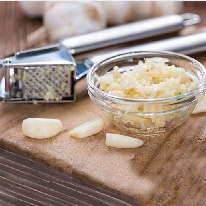 WYCISKACZ DO CZOSNKU WYCISKARKA PRASKA ZGNIATACZ STAL NIERDZEWNA Materiał stal nierdzewna