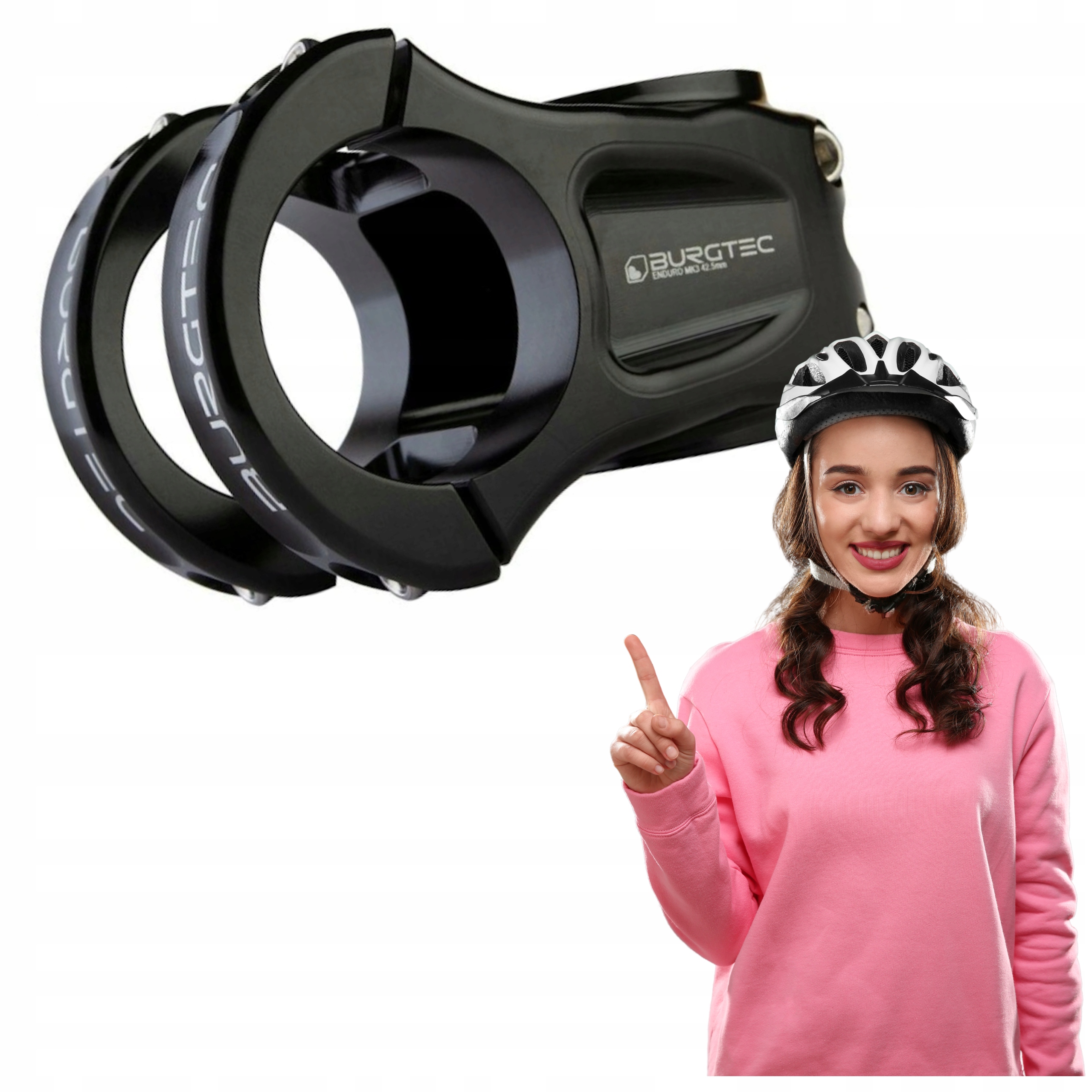 Cyklistický můstek Burgtec Enduro MK3 35 mm 35 mm černý
