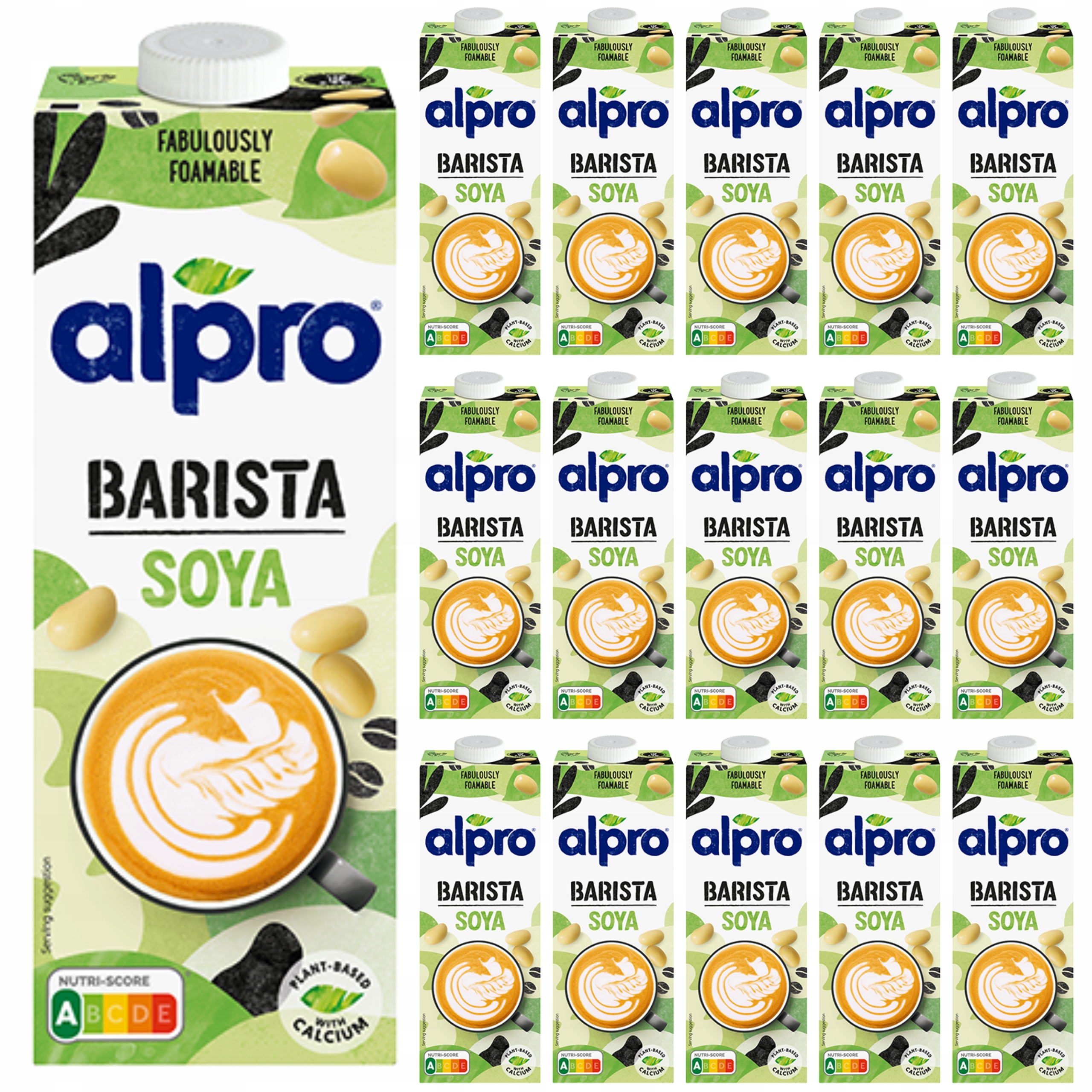 Napój Sojowy Barista Alpro Bez Laktozy Mleko Roslinne 16X 1l