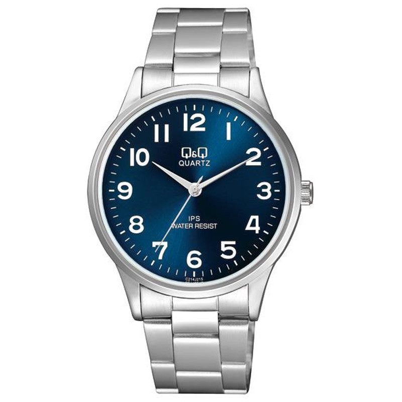 Pánské Hodinky Qq C214-215 stříbrné