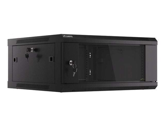 Závesná skriňa Lanberg WF01-6604-10B čierna 19'' 4U