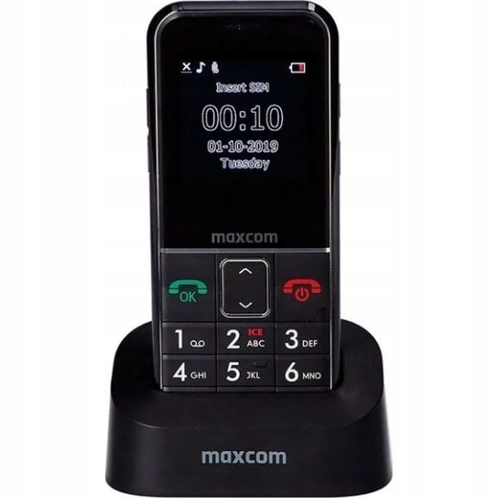 Maxcom telefón pre seniorov Sos náramok MM735 čierny