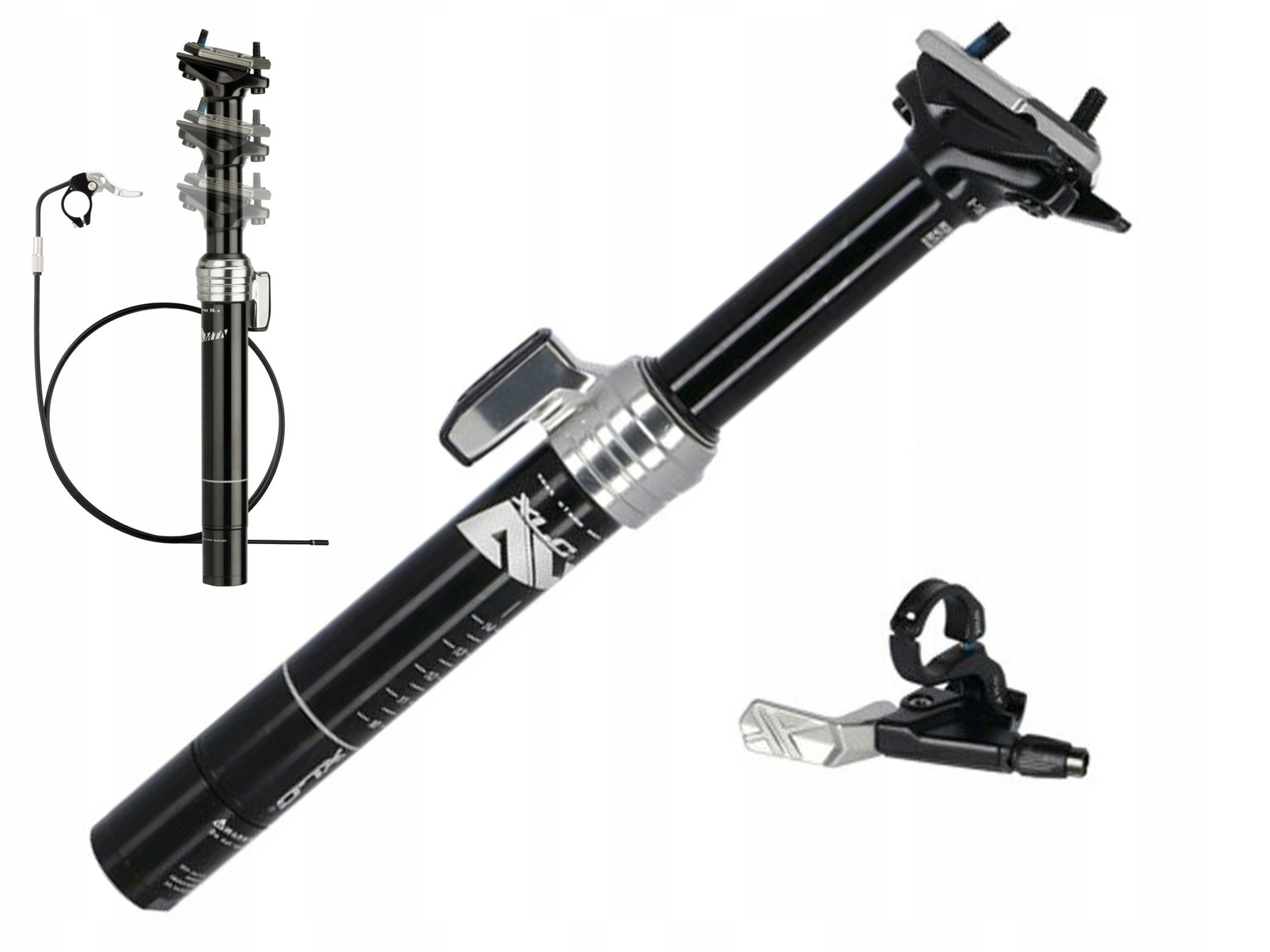 Sztyca manetka dropper myk XLC SP-T10B 125mm 30,9