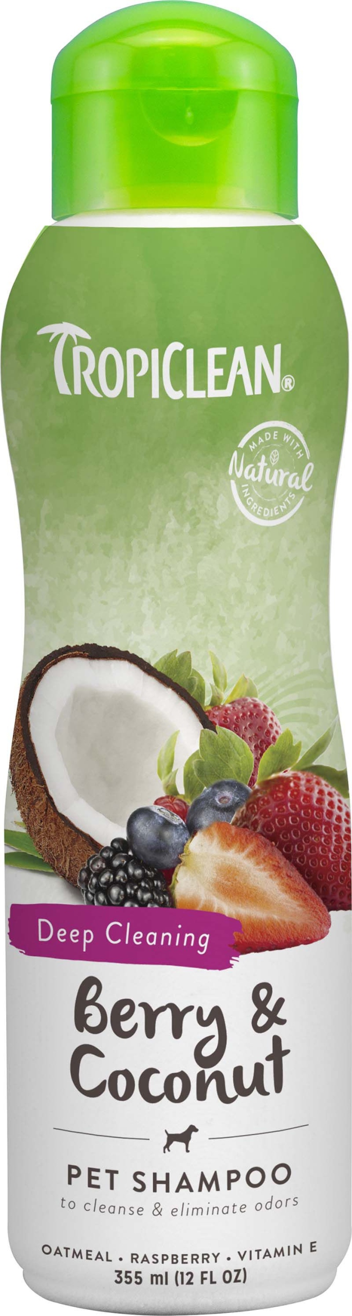 Levně Tropiclean Šampon Berry+coconut (lesní Plody Kokos) 355ML (719.2100)