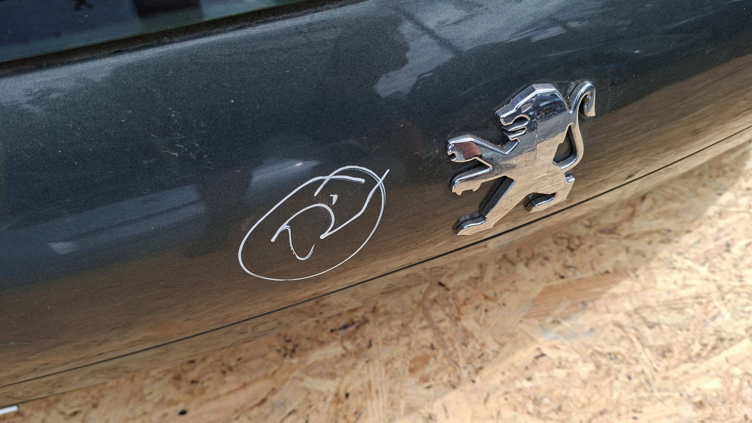 trunk door boot PEUGEOT 207 HB 2006
