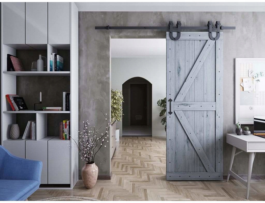 SYSTEM DRZWI PRZESUWNYCH BARN DOOR LOFT ZESTAW 2m Marka WDB