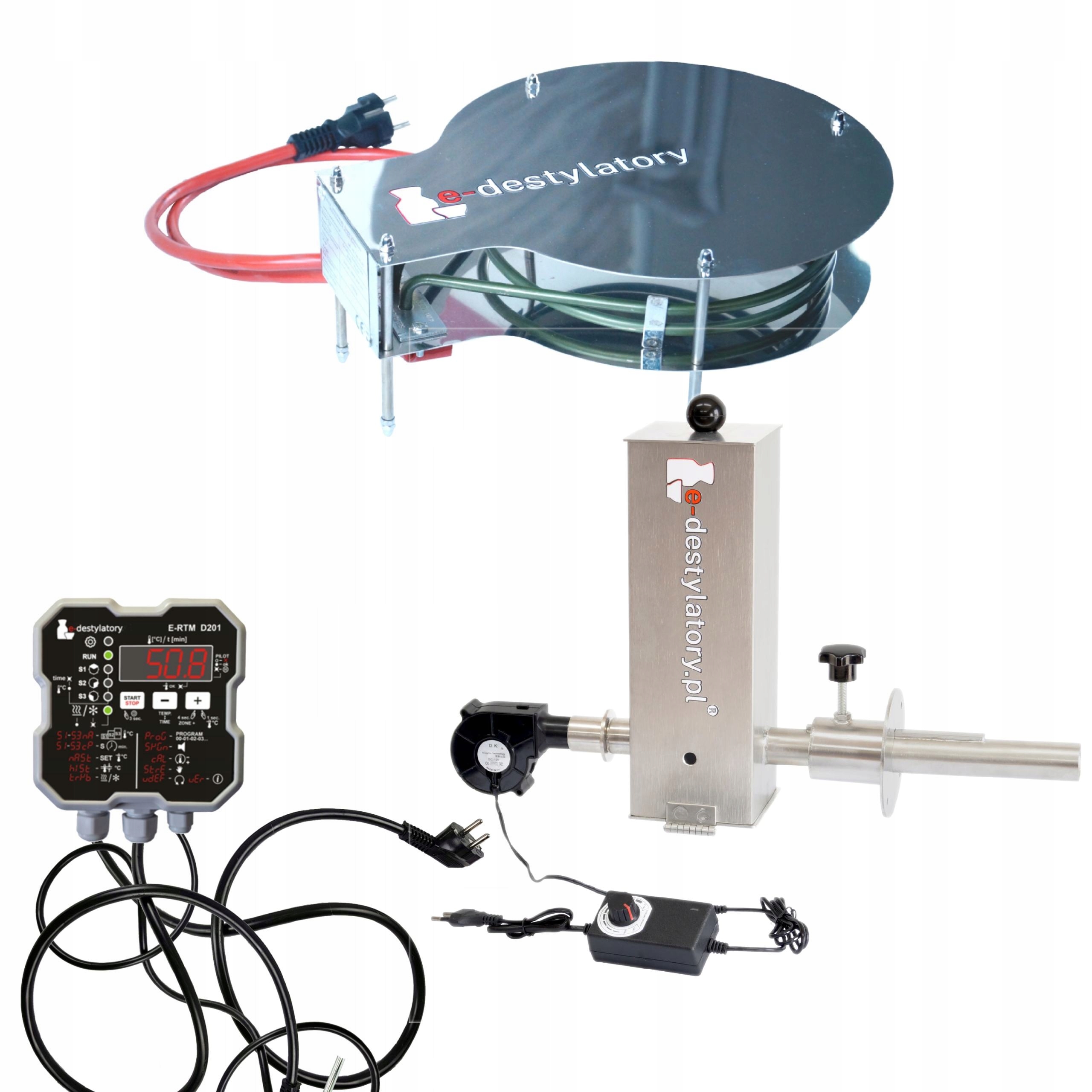 Sada udírny 3v1 Ovladač generátor kouře DB-V2.0 ohřívač