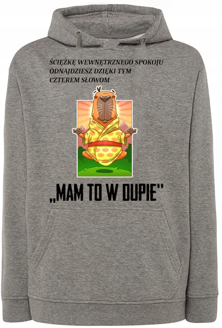 Mikina Kapybara Meditace vel. 4XL