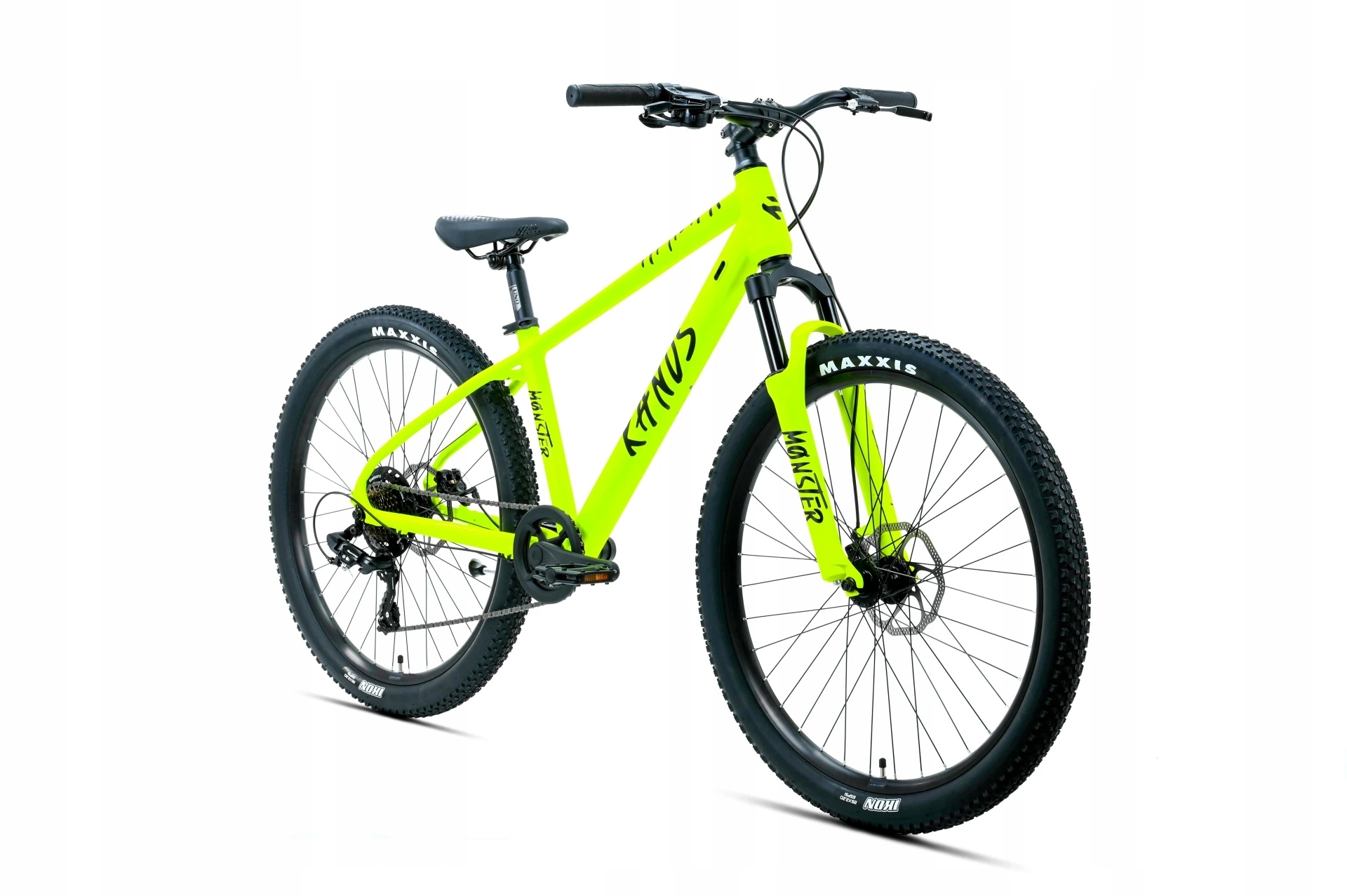 Rower młodzieżowy Mtb 26 Kands Monster 2x tarcze żółty mat R15 2026