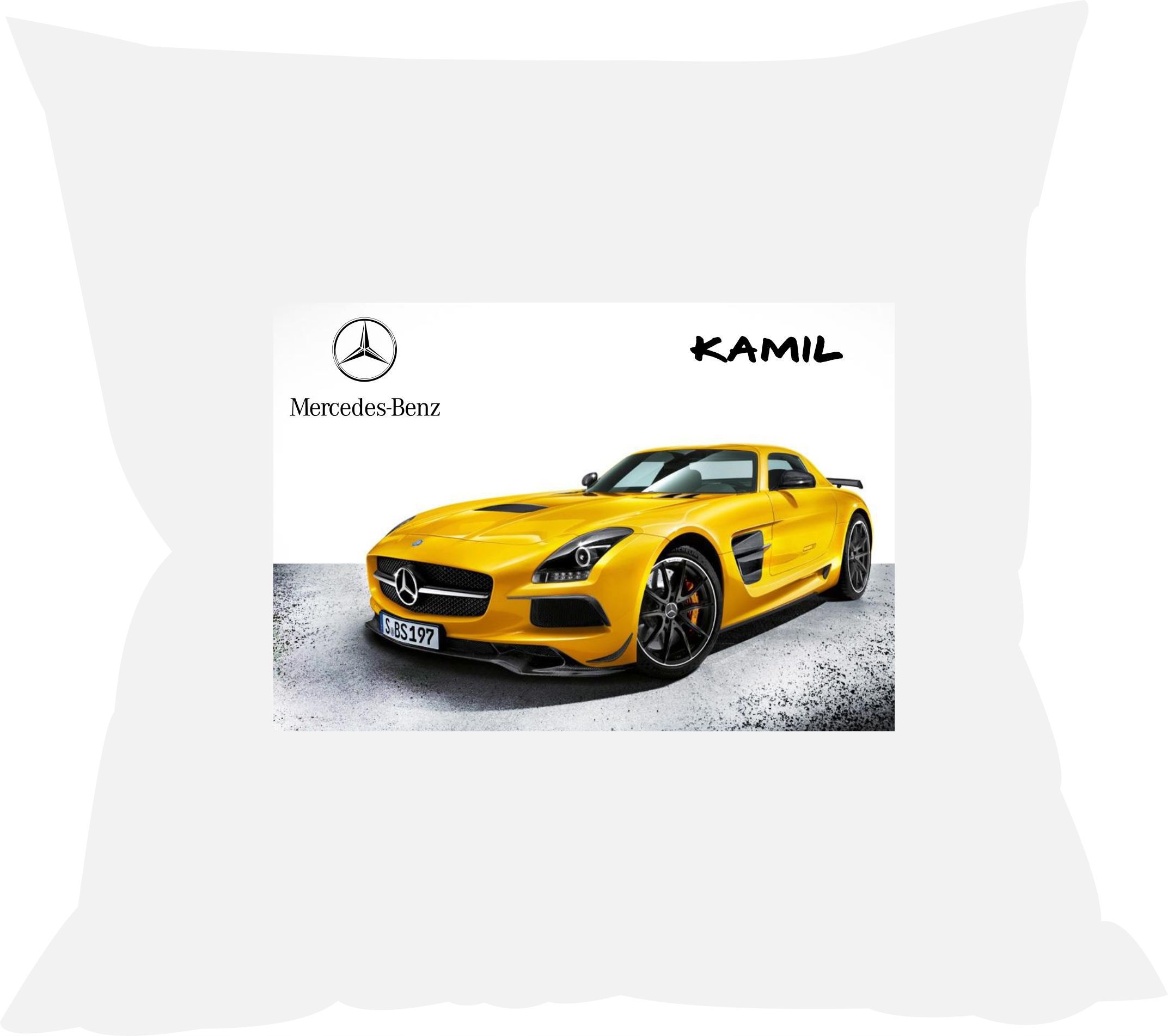 

Poduszka Mercedes z imieniem Duży Wybór