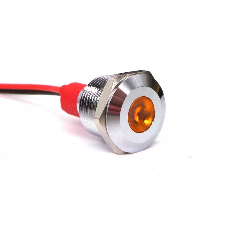 

Lampka kontrolna Led 14mm Pomarańczowa