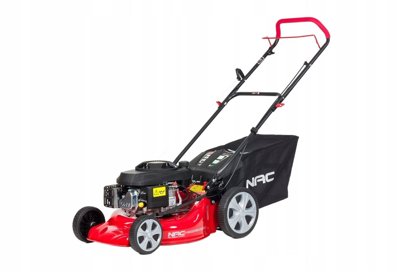 Kosiarka Spalinowa Nac 46 cm 146 cm3 2,6 kW Funkcja Mielenia 60l bez napędu