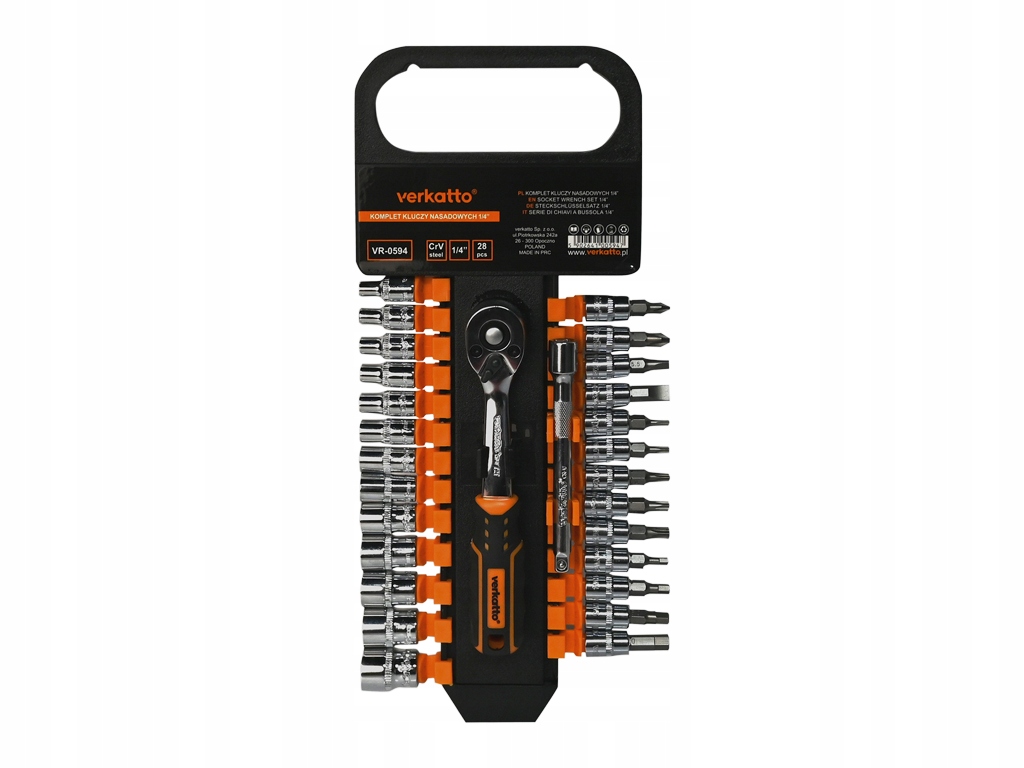 Sada Nástrčných Klíčů 1/4" 28ks