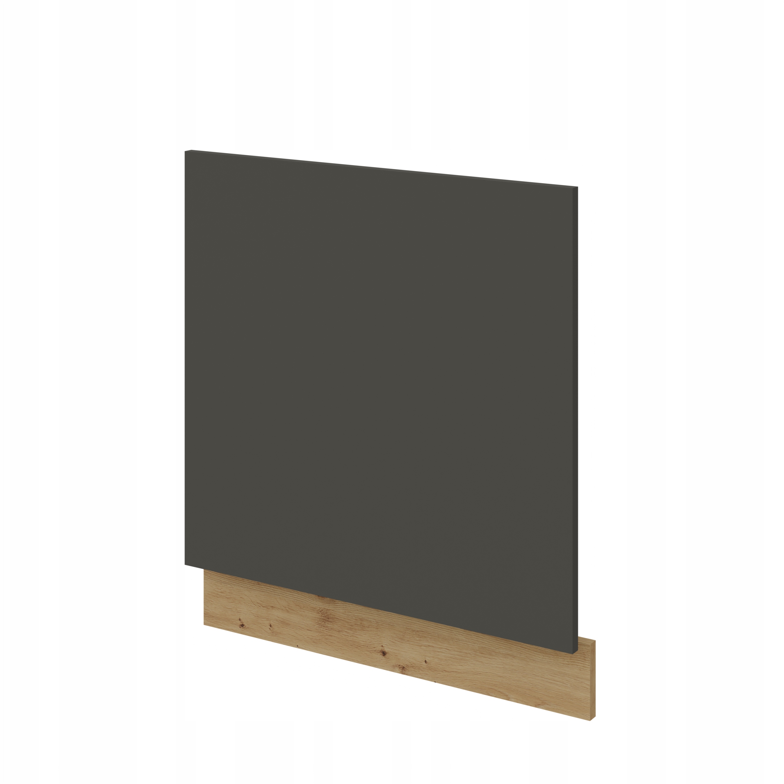 Přední část pro vestavnou myčku nádobí 60 cm, 570 x 596 mm panel pro vestavbu Grafit matný