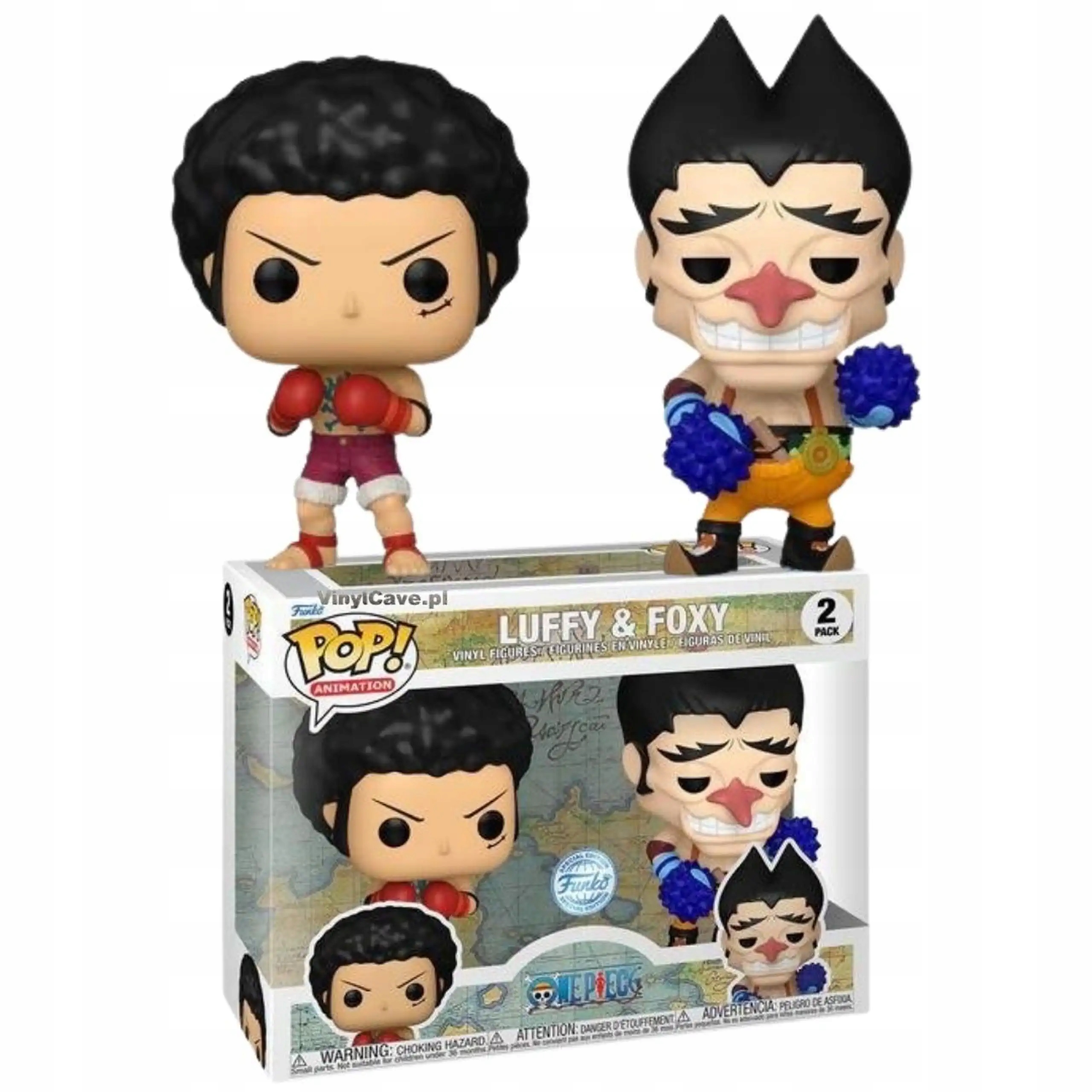 Funko Pop! One Piece Luffy a Foxy 2 kusy (exkluzivní)
