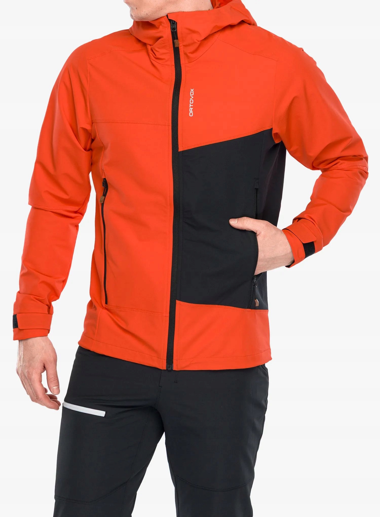 Softshellová bunda Ortovox Seceda Softshell Jacket hot orange M