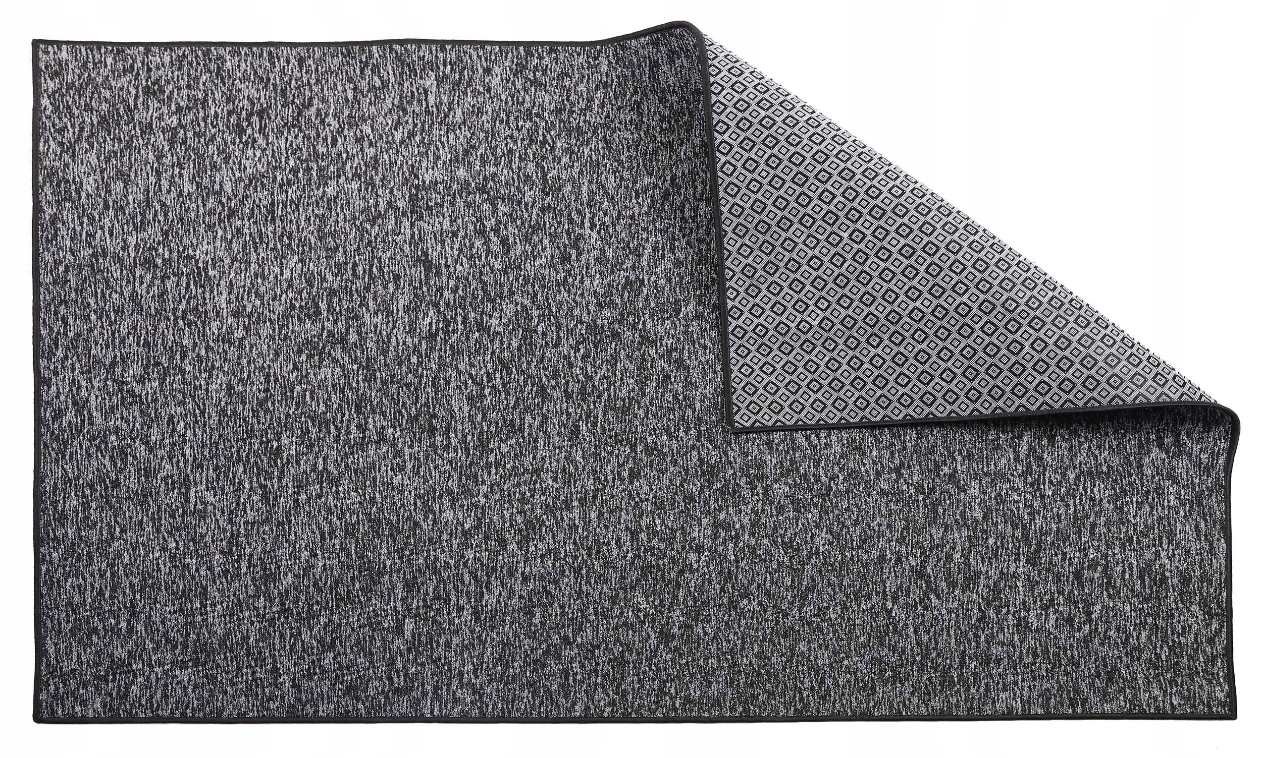 Koberec Do Obývacího Pokoje Černý Melír 120 X 160 CM