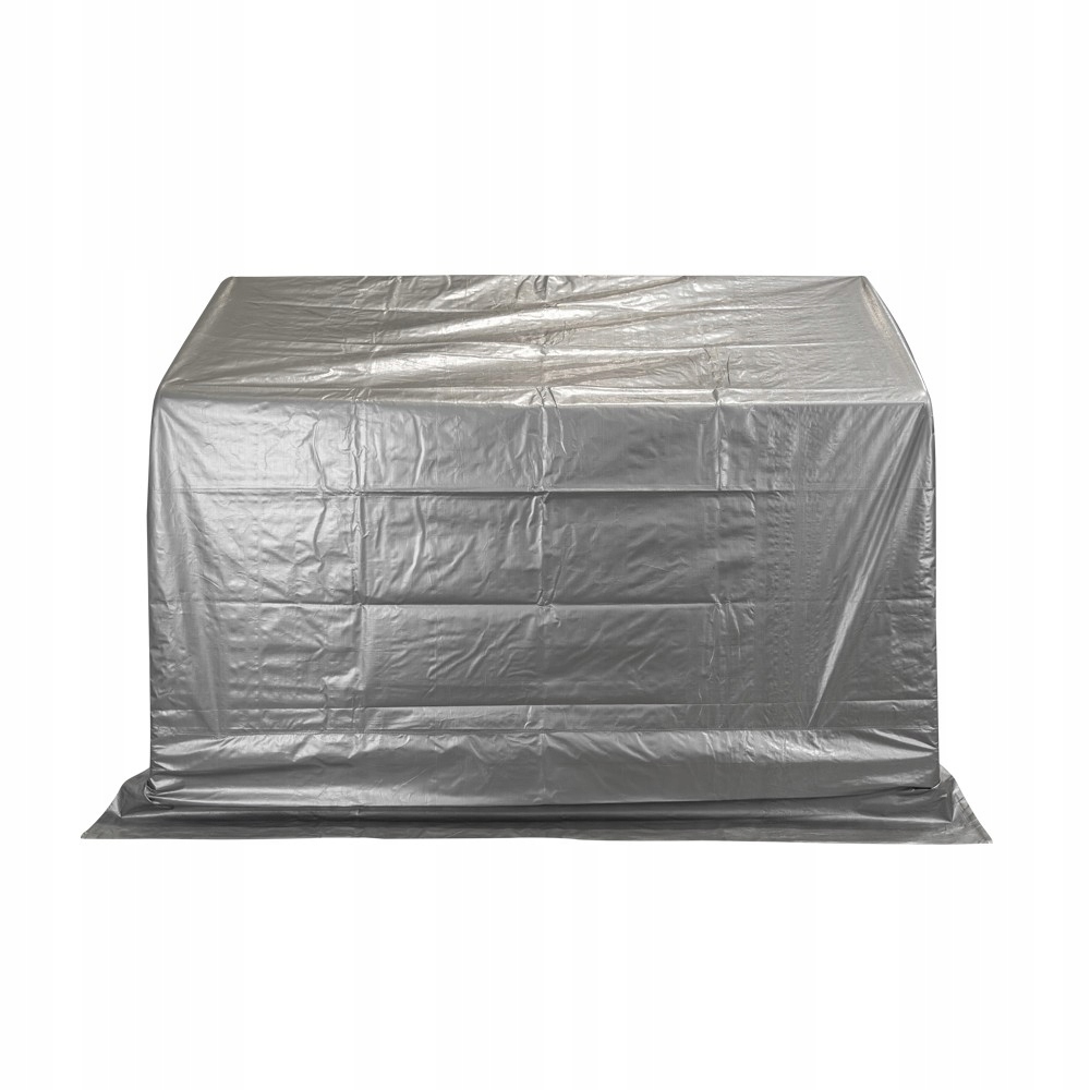 Namiot garażowy PE 180x240x180 szary - NG 7 Długość 2.4 m