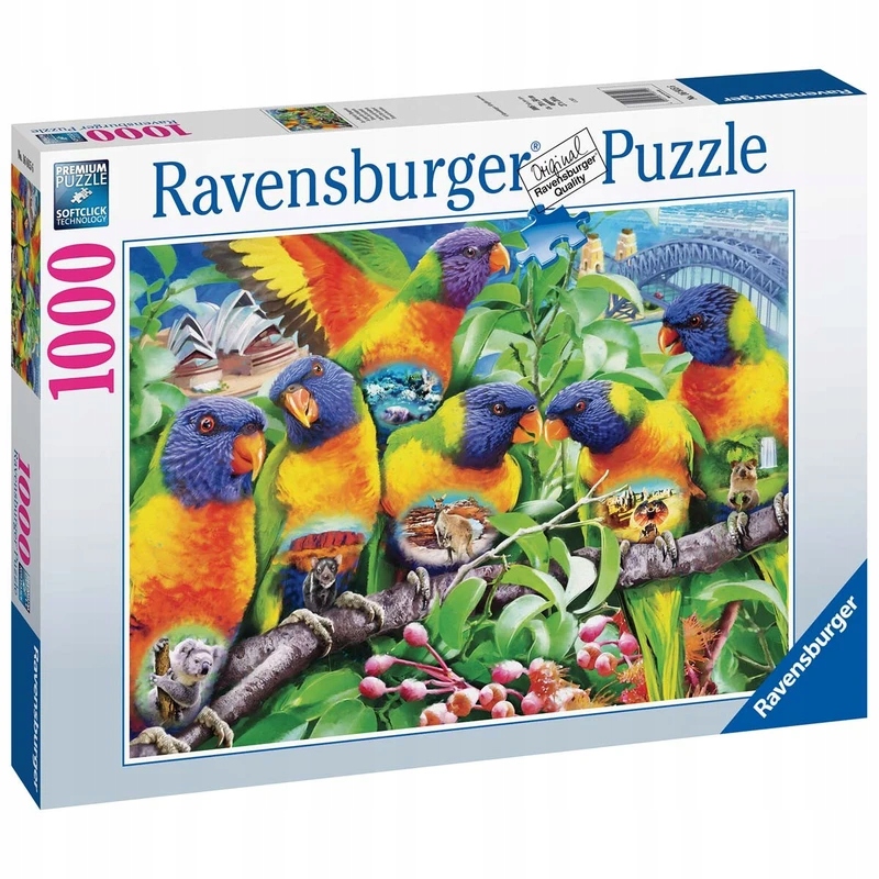 Ravensburger Puzzle 2D 1000 dielikov: Krajina Lorikeet 16815