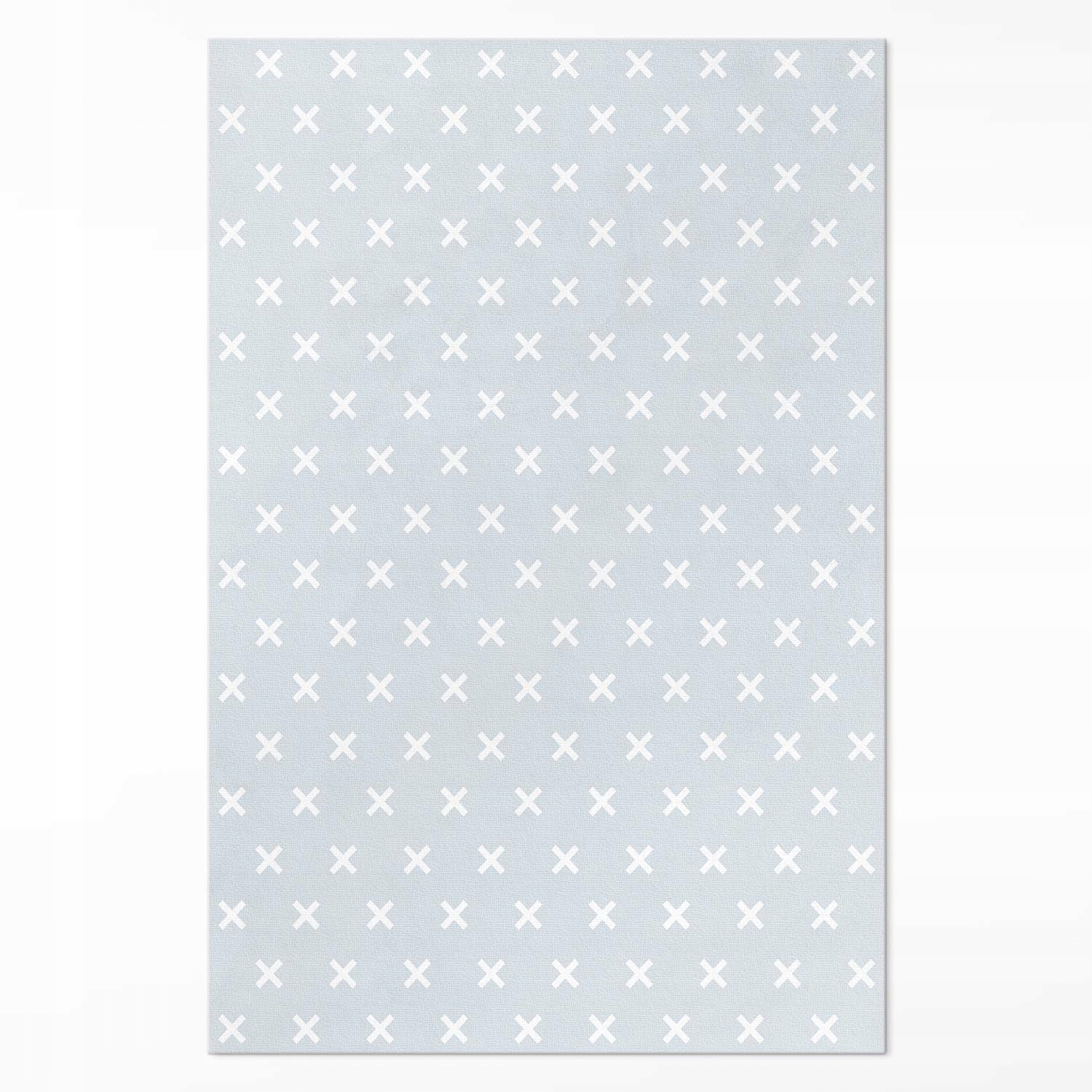 Dekorativní Koberec Vnitřní světlý křížek, minimalistický vzor 80 x 120 cm