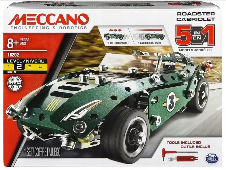 ZESTAW KONSTRUKCYJNY MECCANO 5 MODEL SET ROADSTER
