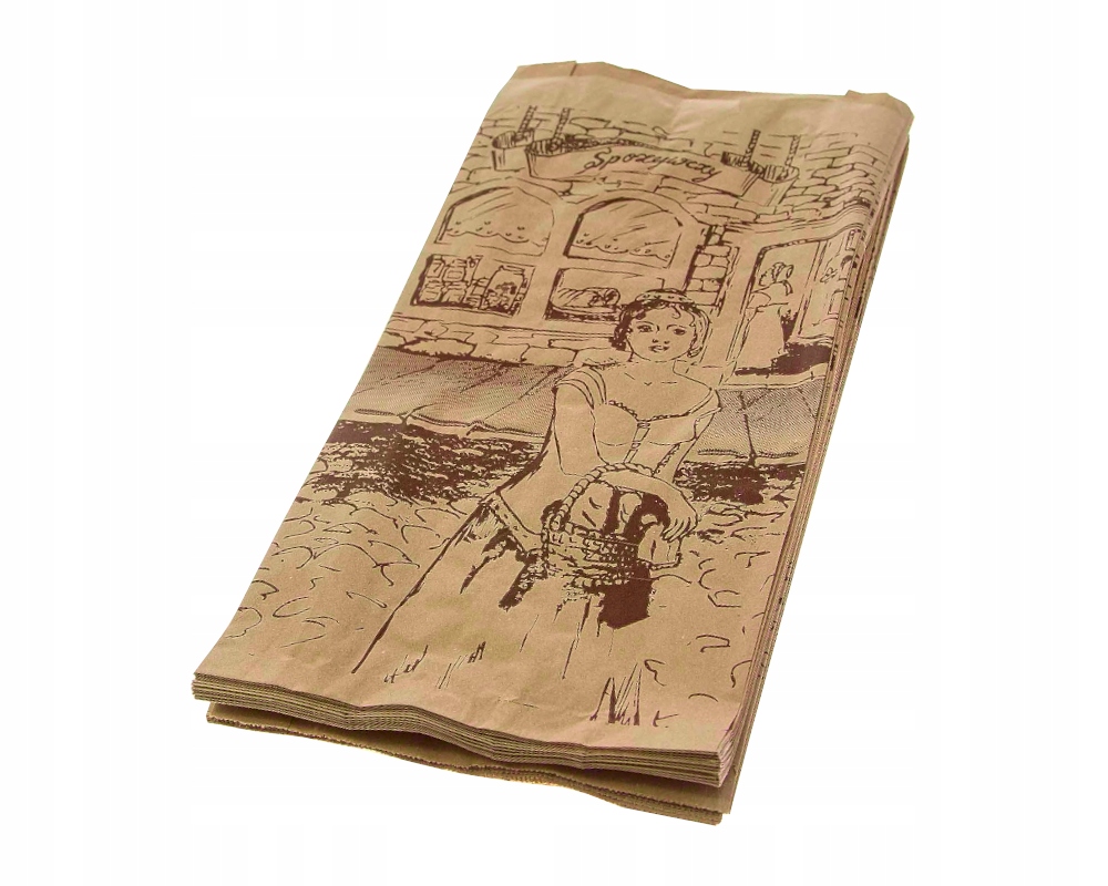 

Torby Papierowe 17x6x33.5 torebki fałdowe N 250szt