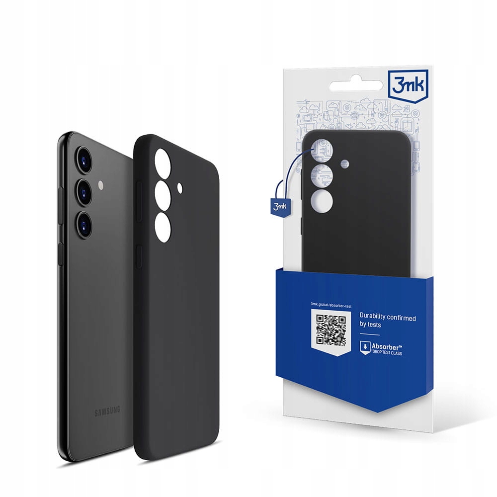 Etui 3mk Silicone Case na Samsung Galaxy S24+ czarne 3mk Protection