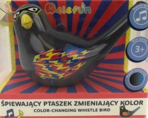 

śpiewający ptaszek zmieniający kolor