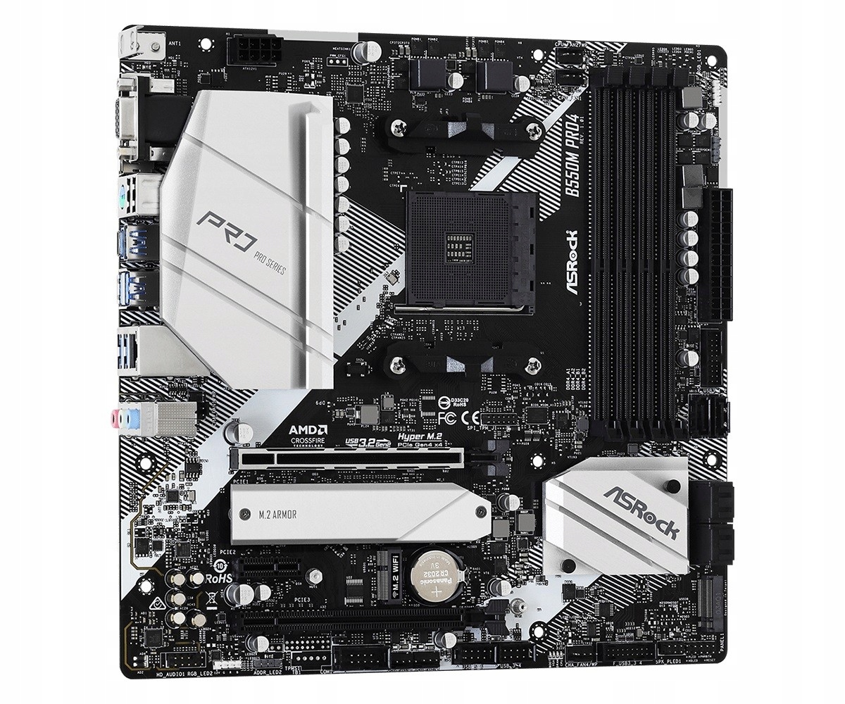 ASROCK B550M Pro4 mATX AM4 DDR4 — 7