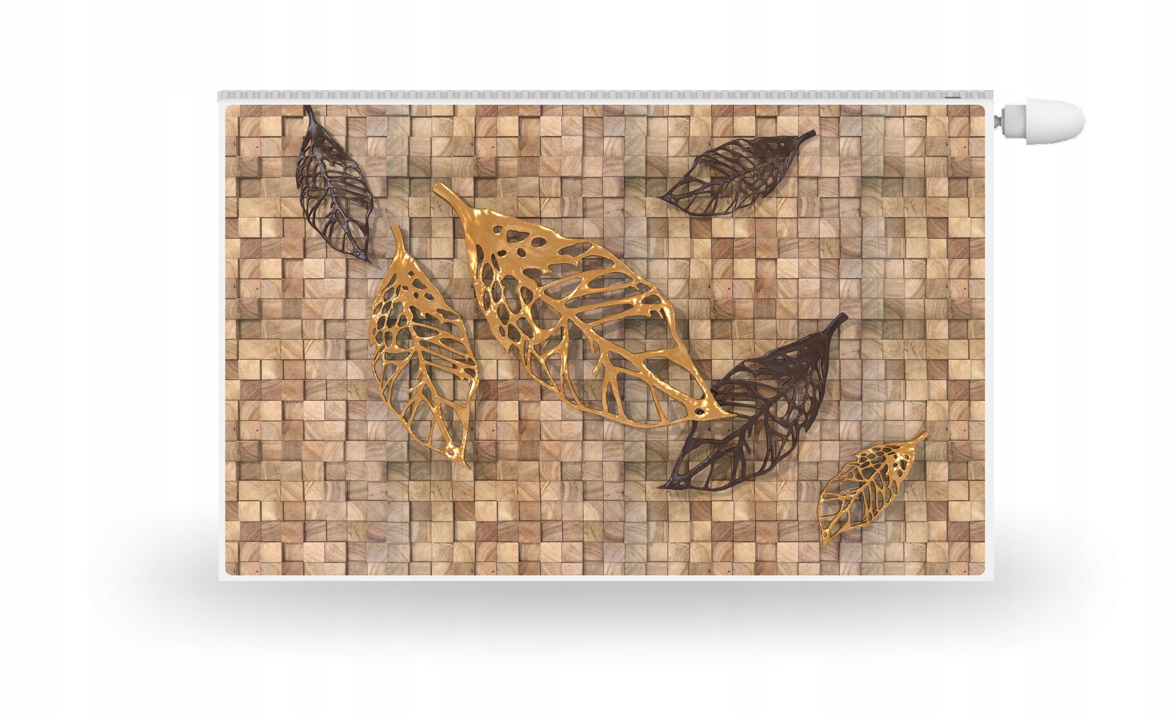 MATA MAGNETYCZNA Osłona Magnes na grzejnik kaloryfer LIŚCIE LIŚĆ