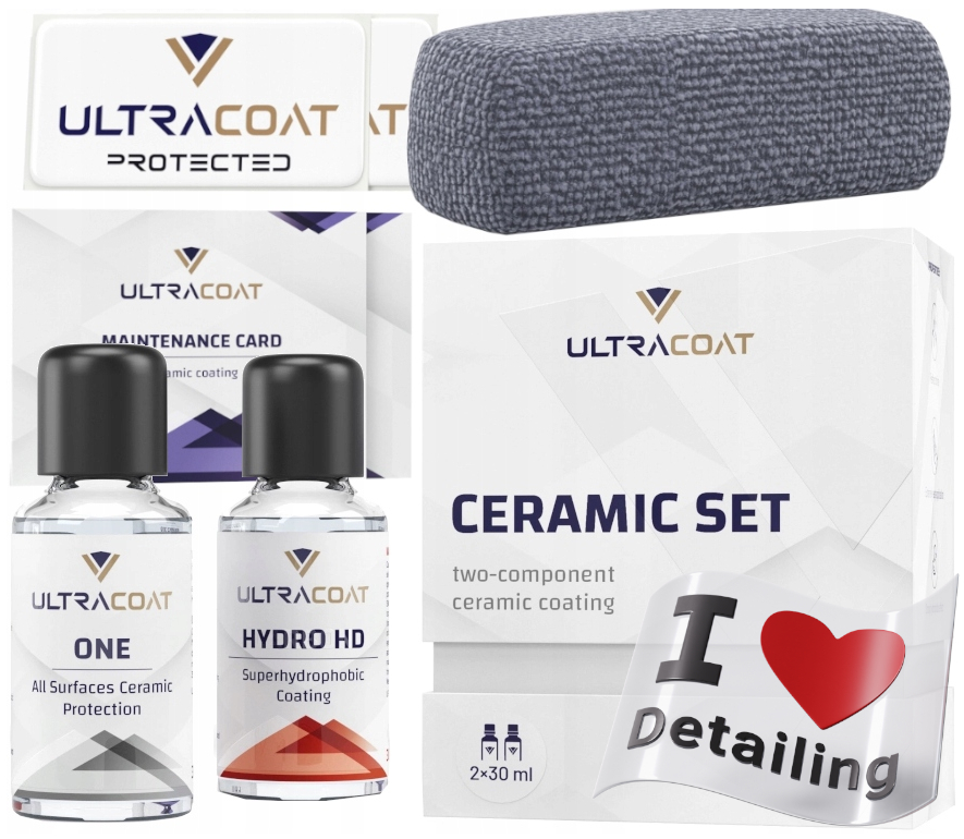 Ultracoat Ceramic Set Powłoka One + Hydro HD 30ml