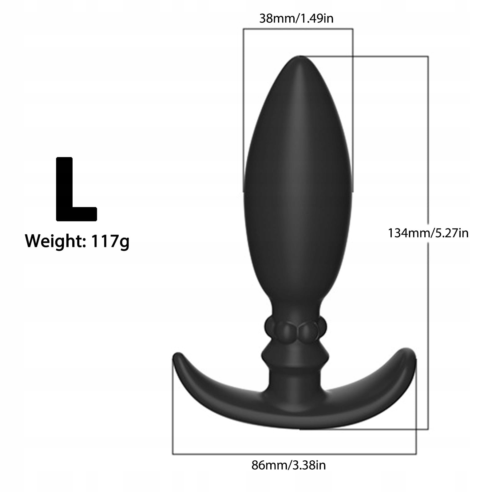 BDSMYOU Analplug Z Kulami Duży Anker Dildo Dla Kobiet Mężczyzn — miniatura 6